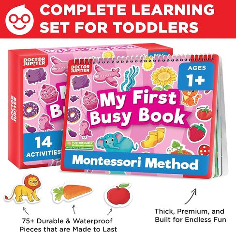 Doctor Jupiter My First Box of Games for 2 to 4 | Birthday Gift for 2 Year Old Boys and Girls | Toys for Ages 2-4 | Toddler Toys for 2-3-4 Year Old | Learning & Education Toys in Kuwait