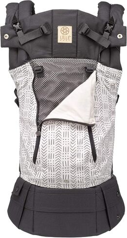 LÍLLÉbaby Complete All Seasons Ergonomic 6-in-1 Baby Carrier Newborn to Toddler - Lumbar Support - for Children 7-45 Pounds - 360 Degree Baby Wearing - Disney's Star Wars - Galactic Icons in Saudi Arabia