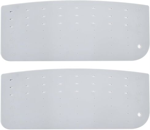 Silicone Hot Hem Ruler Fabric Ironing Tool, Useful Heat-Resistant Hemmer for Clothes Steam, Non-Slip Hemming Template with Inch,2Pcs in Saudi Arabia