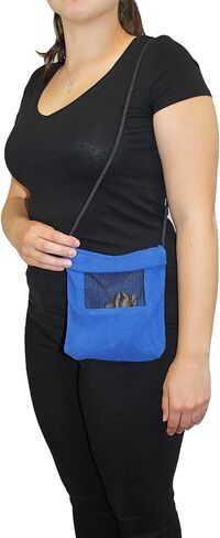 Exotic Nutrition Economy Carry Bonding Pouch (Black) - for Sugar Gliders, Squirrels, Marmosets, Hamsters, Rodents, Rats, Reptiles, & Other Small Pets in Saudi Arabia