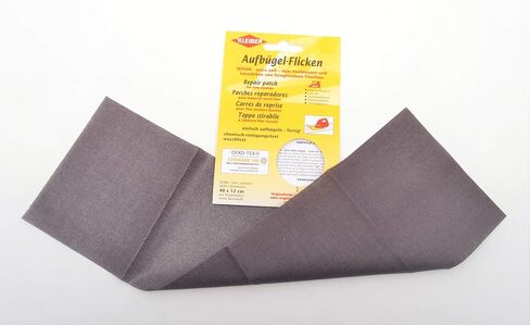 Kleiber 40 x 12 cm Extra Soft Cotton Iron-On Repair Patch, White in Saudi Arabia