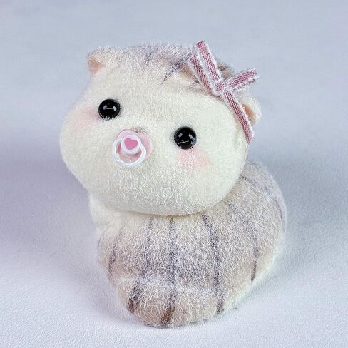 Taba Squishy Cat Baby Toy - Realistic Silicone Fidget Toy, Ultra-Soft Mochi Sensory Stress Relief, Cute Animal Anxiety Companion (Striped Tabby - Prime) in Saudi Arabia