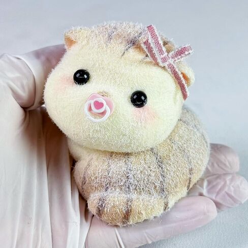 Taba Squishy Cat Baby Toy - Realistic Silicone Fidget Toy, Ultra-Soft Mochi Sensory Stress Relief, Cute Animal Anxiety Companion (Striped Tabby - Prime) in Saudi Arabia
