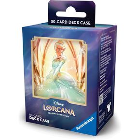 Ravensburger Disney Lorcana TCG: Archazia's Island Deck Box Featuring Cinderella - Ballroom Sensation | Securely Store 80 Sleeved Cards | Durable Portable Organizer for TCG Players | for Ages 8+