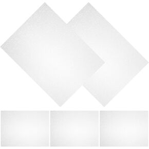 Tofficu Water Ripple Sheets, Artificial Water Wave Effect Stickers, 5 Sheets of Artificial River Stream Diorama Materials for Model Railroads and Miniature Landscapes - Realistic Blue Water Effect