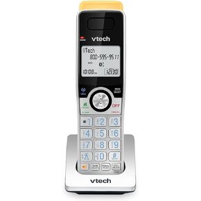 VTech IS8128-51 Super Long Range 5-HAYP DECT 6.0 PHONE Cordless للمنزل مع جهاز الرد على الجهاز ، نطاق 2300 قدم ، منع المكالمات ، اتصال Bluetooth للخلية ، الاتصال الداخلي