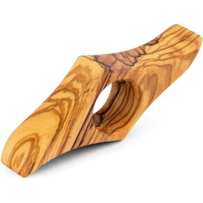 TILISMA Olive Wood Book Page Holder – Handmade Thumb Reading Accessories – Wooden Ring for Reading in Bed | Unique Book Lovers Gifts for Teachers | Bookworm Gifts for Women, Men, Girls – Bookish Club