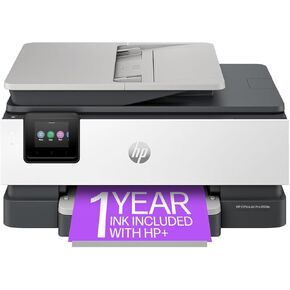 HP OfficeJet Pro 8139e Wireless All-in-One Color Inkjet Printer, Print, scan, Copy, fax, ADF, Duplex Printing Best-for-Home Office, 1 Year of Instant Ink Included (Renewed)