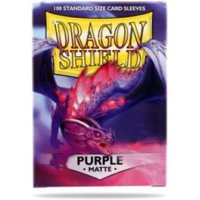 Dragon Shield 11009 Matte Purple Standard Sleeves (100 Sleeves)
