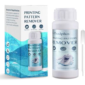 Vinyl Remover for Heat Transfer, Heat Transfer Vinyl Remover for Fabrics, Adhesive Remover, Quick Results, No Irritating Smell-100 ML