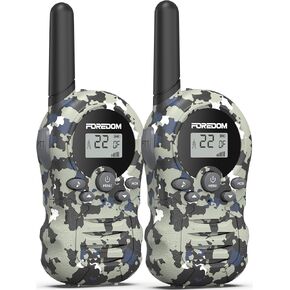 Talkies Walkie for Kids Walkie Talkies طويلة المدى للصبي والفتاة من 3 إلى 12 عامًا ألعاب عيد ميلاد 2 - الأزرق in Kuwait