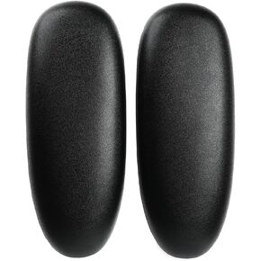 MingYi.office Arm Pads Caps Replacement for Humscale Diffrient World Office Chair with Height Adjustable Arms, Black/Grey 1Pair (Balck)