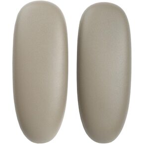Arm Pads Caps Replacement for Humanscale Diffrient World Office Chair with Height Adjustable Arms, Black/Grey 1Pair (Grey)