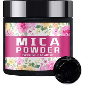 Christmas Red Mica Powder for Epoxy Resin 56g / 2oz. Jar - Resin Dye Mica Color Pigment Powder for Nails, Colorant for Slime Bath Bombs Soap Making (Red, 2 oz)