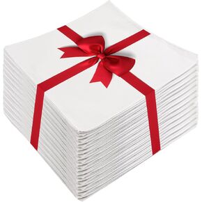 100 pcs10x10 بوصة من القطن المربعات المربعات المسبقة لحزم الأقمشة القطن البيضاء الأقمشة القطن أبيض للمبتدئين المبتدئين خياطة (أبيض)
