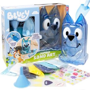 تشمل فن الرمال المجمدة Bluey ، ألعاب Bluey القابلة لإعادة الاستخدام ، ملء الرمال أو الماء ، دمية زرقاء مقاومة للماء ، ومجرفة الأطفال والقمع ، وألعاب الحسية الممتعة للأطفال ، وأنشطة الأطفال الصغار الرائعة ، وألعاب السفر للأطفال الصغار