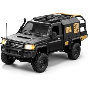 1/12 RC Crawler ، Mn82S RC Rock Crawler 4x4 Toyota LC79 RC Truck ، 2.4 جيجا هرتز التحكم عن بعد على الطريق مع أضواء LED للبالغين ، Hobby Grady RTF Toy Hompts