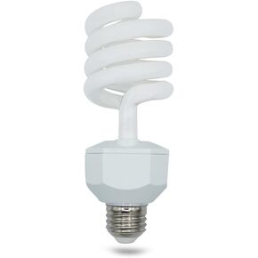 lumenivo 23 Watt UVB Reptile Light 5.0 23W Spiral Reptile Heat Terrarium Light Bulbs for Turtles, Gecko, Tortoise, Snake, Lizard, Chameleons, and Insects - 120V - 2 Pack