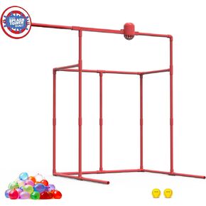 لعبة Gosports Backyard Water Toy Game للأطفال والكبار - برج Splash Burst Water Balloon Dunk Tank