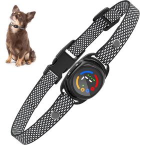 PcEoTllar Bark Collar for Small Dogs 5-15lbs, Anti Barking Collar with 3 Training Modes, No Shock Safe & Humane Dog Bark Collar, for Small and Medium Dogs, 7 Sensitivities, IP67 Level Waterproof