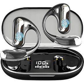 Ai Languages Translation Earbuds,Real Time Translator Earphones Support (French, Spanish, German etc.) 144 Languages & Accents with App Instant Voice Translator for Travel, Learn,Business.Black