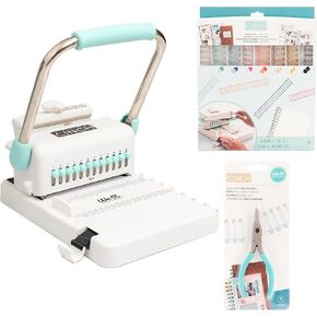 We R Memory Keepers, Cinch Book Binding Machine 2 Ultimate Bundle, Includes Cinch Machine, Needle Nose Wire Cutters, and 16 Piece Binding Wire