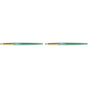 فرشاة Royal Brush R9113-5/8 Crafter's Choice Bristle Dome Stencil Brush ، 5/8 بوصة ، أبيض (حزمة 2)