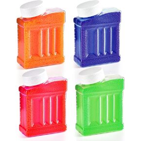 Tansar Gel Ball Blaster ammo splat refill (7-8 مم ، 4 زجاجات ، 120،000 قطعة) ، رصاصات لليئة الرماية في الهواء الطلق في الجيل.