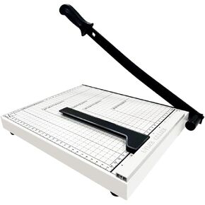 12" Guillotine Paper Cutter,Paper Cutter for Cardstock Heavy Duty 12 inch,Cut Cleanly and Quickly,12" Cut Length,10 Sheet Capacity.Paper Trimmer for Classroom,Cardstock, Art Projects,and Office Use.A4