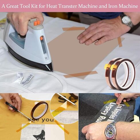 QUKLOGEN Sublimation Shirts Tool Kits 76 Pcs Shirt Measure Ruler Set Reusable Round Neck and V-Neck Alignment T-Shirt Guide Ruler Teflon Sheet for Heat Press 12 x 16in Heat Resistant Tape in Kuwait