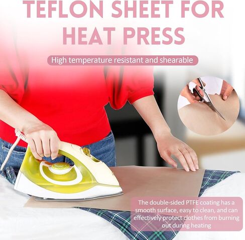 QUKLOGEN Sublimation Shirts Tool Kits 76 Pcs Shirt Measure Ruler Set Reusable Round Neck and V-Neck Alignment T-Shirt Guide Ruler Teflon Sheet for Heat Press 12 x 16in Heat Resistant Tape in Kuwait