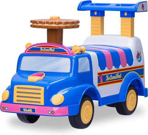 Waddle USPS Mail Truck Toddler Ride On Toys - من القدم إلى الأرض ، والأضواء ، والأصوات ، والألعاب التفاعلية ، وتشمل مربع بريدي ، 2 مظاريف ، ألعاب صغيرة ، تجميع سهلة ، جودة متينة ، حتى 44 رطلاً in Kuwait