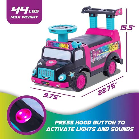 Waddle USPS Mail Truck Toddler Ride On Toys - من القدم إلى الأرض ، والأضواء ، والأصوات ، والألعاب التفاعلية ، وتشمل مربع بريدي ، 2 مظاريف ، ألعاب صغيرة ، تجميع سهلة ، جودة متينة ، حتى 44 رطلاً in Kuwait