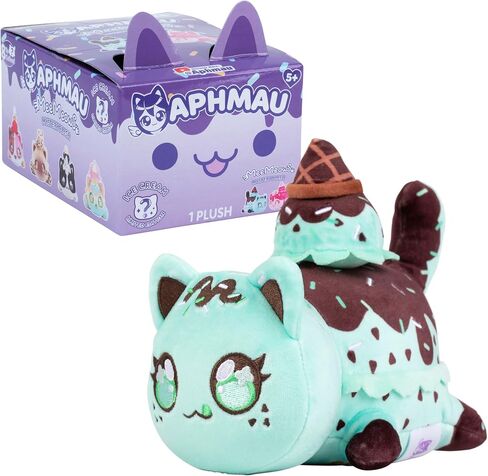 Aphmau 6" MeeMeow Mystery Plush – Ice Cream; YouTube Gaming Channel, Blind Box, 1 of 8 Possible Ice Cream MeeMeows, Official Merch in Saudi Arabia