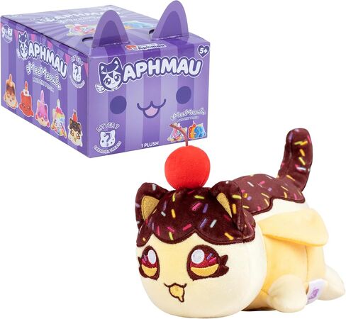 Aphmau 6" MeeMeow Mystery Plush – Ice Cream; YouTube Gaming Channel, Blind Box, 1 of 8 Possible Ice Cream MeeMeows, Official Merch in Kuwait