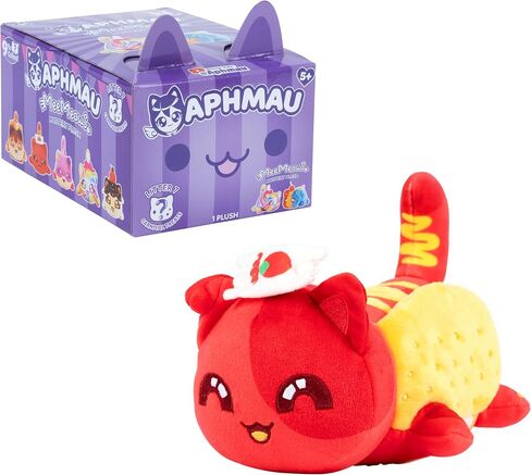 Aphmau 6" MeeMeow Mystery Plush – Ice Cream; YouTube Gaming Channel, Blind Box, 1 of 8 Possible Ice Cream MeeMeows, Official Merch in Kuwait