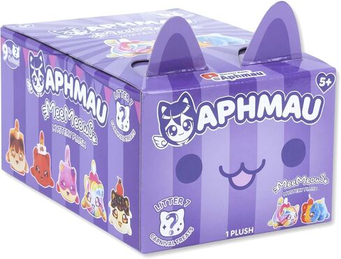 Aphmau 6" MeeMeow Mystery Plush – Ice Cream; YouTube Gaming Channel, Blind Box, 1 of 8 Possible Ice Cream MeeMeows, Official Merch in Kuwait