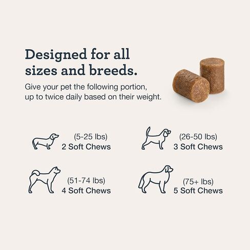 Kradle Calming Chews for Dogs - Natural Daily Stress & Anxiety Relief for Dogs - Proprietary BotaniTek™ Blend – Chamomile, Ashwagandha, L-Theanine & GABA - 75-Count Jar Soft Chews - Chicken Flavor in Kuwait
