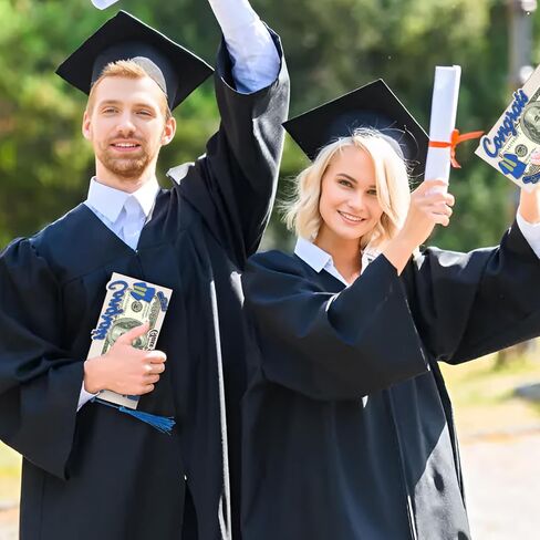 Graduation Money Holder 2025 Wooden Grad Card Cash Box Class of 2025 Envelope Wallet Gifts for Graduates (Blue) in Saudi Arabia
