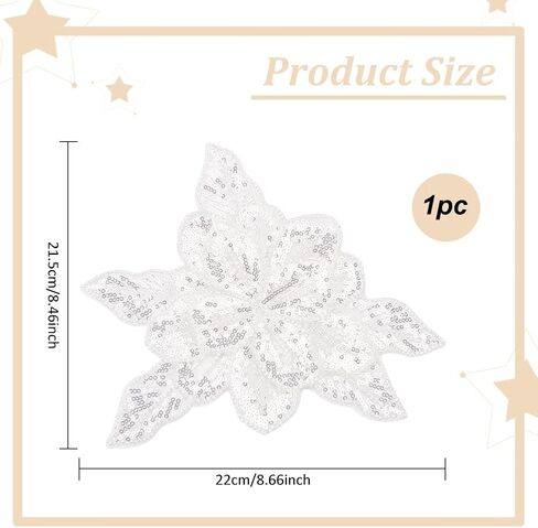 MAYJOYDIY 3D Black Flower Lace Appliques 8.46×8.66 Inch Sequin Glass Seed Beaded Gauze Embellishments Accessories Handcrafted Sparkling Lace Flower Patches for Wedding Dress Bag DIY Sewing Craft in Saudi Arabia