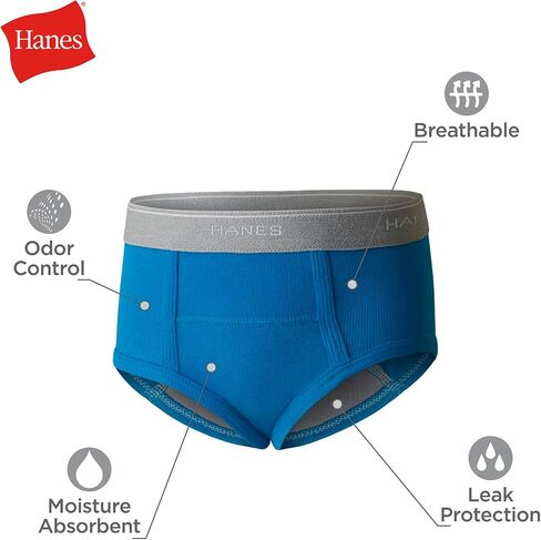 Hanes Trainer Briefs, Light Leaks Potty Training Underwear for Toddler Boys, Multipacks in Saudi Arabia