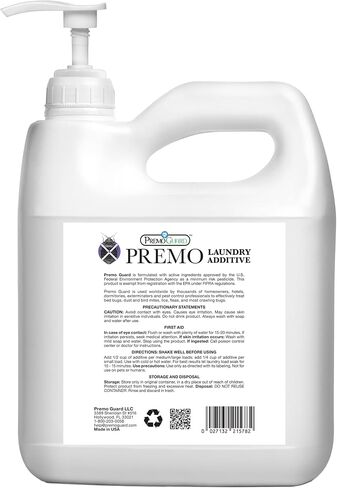 Premo Guard Bed Bug, Mite & Lice Laundry Detergent Additive 64 oz – Child & Pet Friendly – Stain & Odor Free – Best Natural Non-Toxin Treatment in Saudi Arabia
