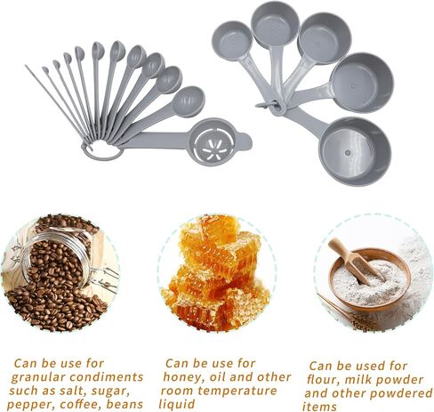 45 Pieces Silicone Loaf Pan for Baking Bread, 6 Cups Silicone Baking Pans Set, Baking Cups, Non-Stick Kitchen Oven Baking Pans, with Measuring Cups and Spoons Set, Grey in Kuwait