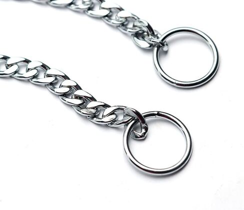 الكلاب خنق كلاب الكلاب سلسلة أطواق قلادة معادن زلة الثقيلة رابط التدريب طوق PET PUPPY MARTINGAL in Kuwait