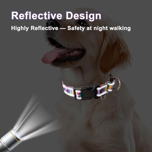 Reflective Martingale Collar for Dogs with Quick Release Buckle No Pull Training Dog Collars (Colorful Geometric, Medium) in Saudi Arabia