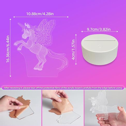 Deer Gift Night Light for Kids,Auto 7 Colors Changing Deer Table Lamp,3D Illusion Bedside Lamp,Cute Deer Gifts for Women Teens Boys Girls Birthday Christmas Gifts in Saudi Arabia