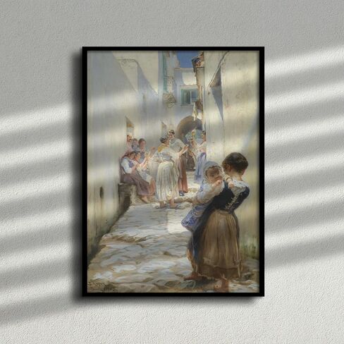 Reading Under The Roses Rice Paper, 11.5 x 16 inch (1pc) - Mulberry Paper for Decoupage Furniture Print Crafts in Saudi Arabia