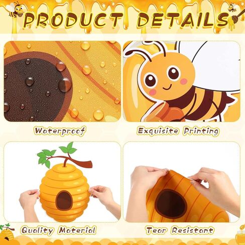 Pasimy 3D Sunflower Bulletin Boards Bee Classroom Decorations Sun Flower Cutouts Honeycomb Butterfly Daisy Paper Decor Honey Bee Bulletin Board Borders for Spring Home Office Wall Decor(Sunflower) in Saudi Arabia