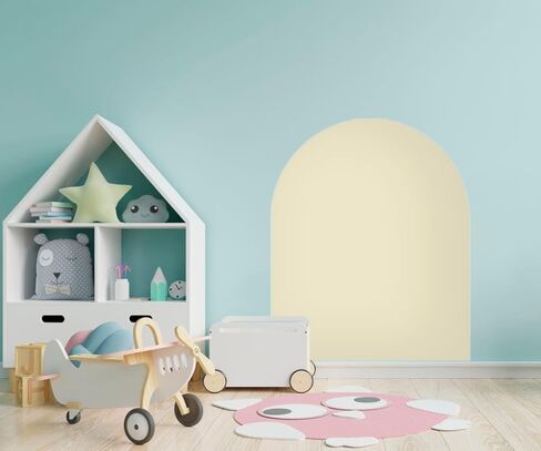 Kids Magnetic Chalkboard Wall Decal - Erasable & Reusable Wall Sticker for Drawing, Learning & Play - Large Size, Easy to Apply & Remove (Teal Blue) in Saudi Arabia
