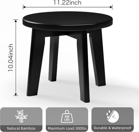 البراز البراز الباقي ، البراز الخيزران للبالغين ، براز البالغين البالغين ، براز خشبي صغير محمول للدش الداخلي ، مقعد سبا ، 300 رطل في مصنع المكتب الحمام ، حامل 10 بوصات (جولة) in Kuwait